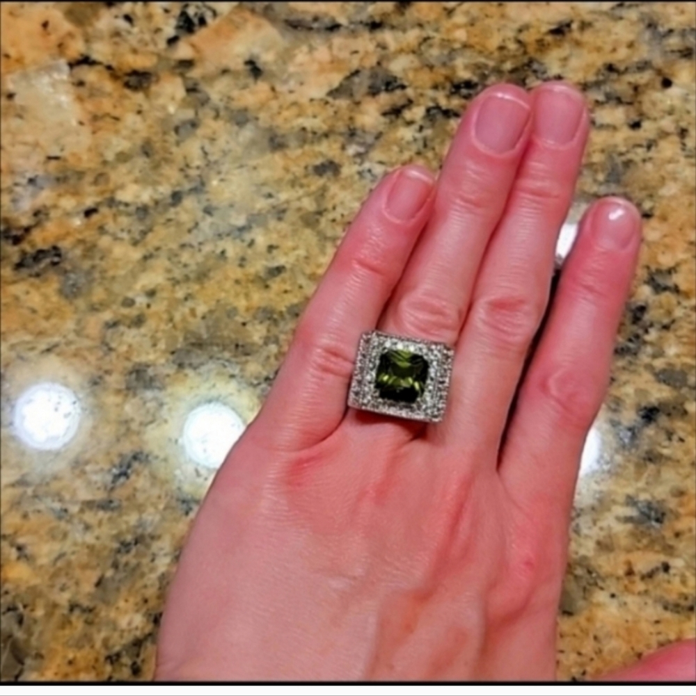 Green Gemstone Ring
